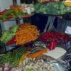 Halloween Vegetable Display